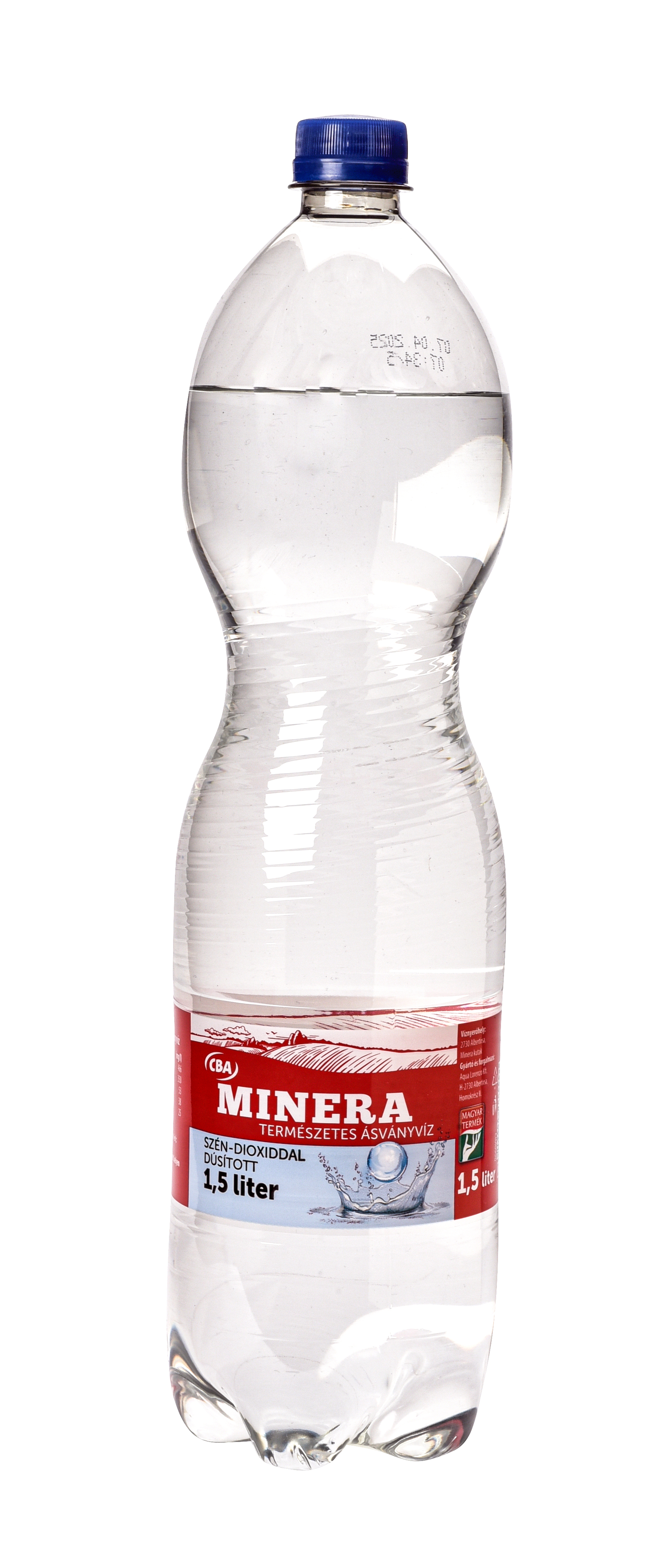 CBA Minera széndioxiddal dúsított természetes ásványvíz 1,5l